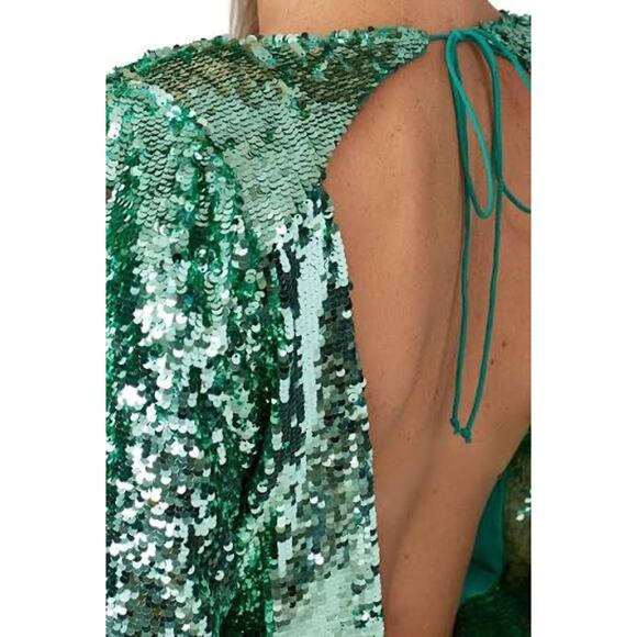 For Love and Lemons Marais Sequin Mini Dress Size Large - Picture 2 of 15